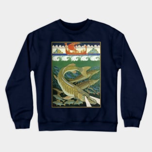 Underwater - The Epic Volga - Ivan Bilibin Crewneck Sweatshirt